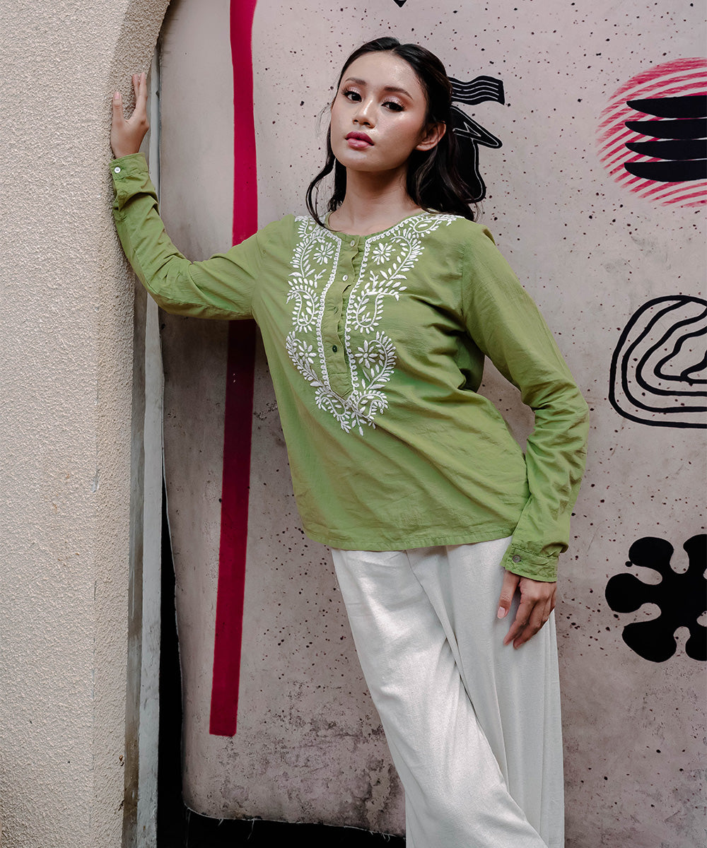 Yasmin Top Moss Green Ramadan Edition By Coast Couture Bali