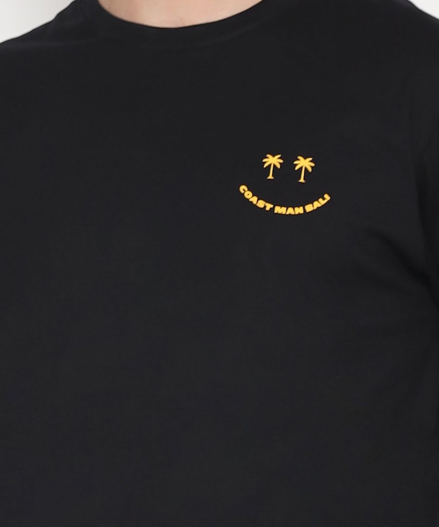 Smiley Tee Black Menswear Coast Man By Coast Couture Bali