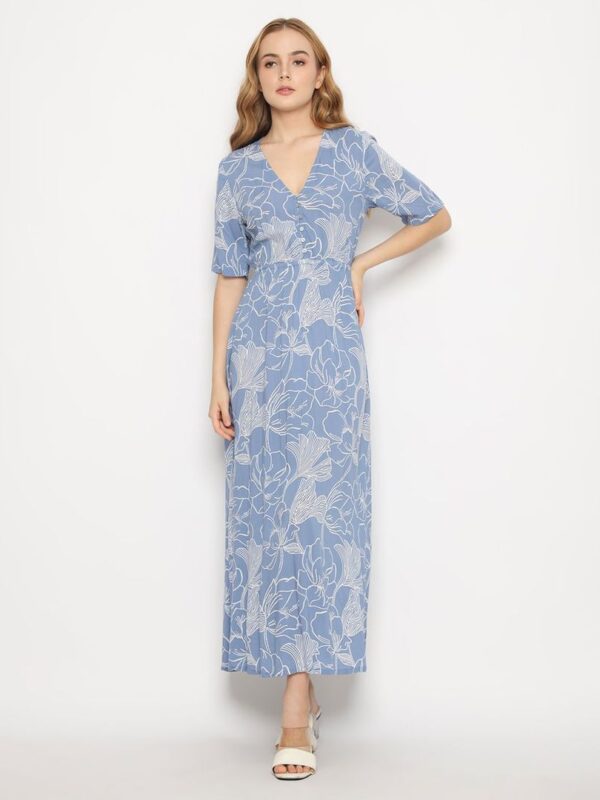 Masami Dress Bougenvil Blue By coast Couture Bali