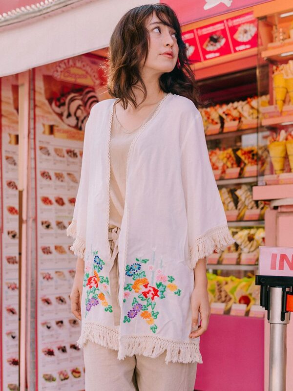 Yuko Kimono Off White By Coast Couture Bali