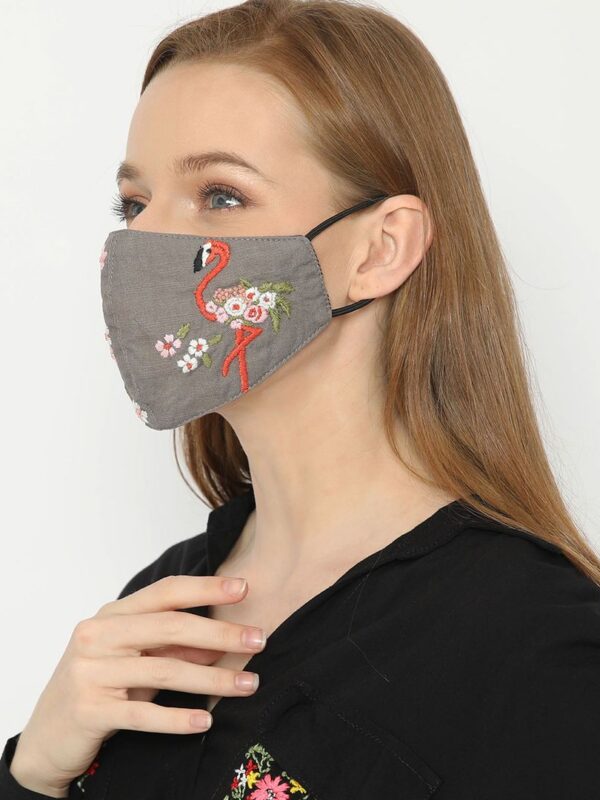 Flamenco Mask Charcoal By Coast Couture Bali