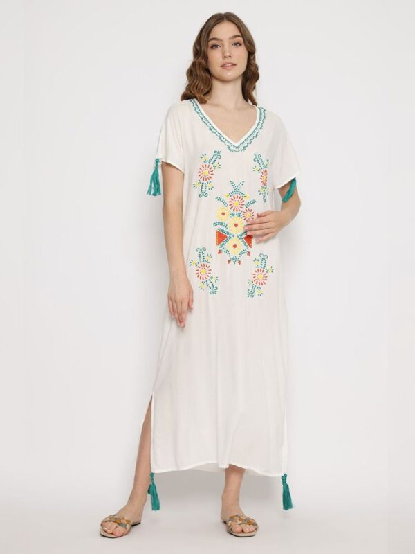 Shaka Long Dress Off White By Coast Couture Bali