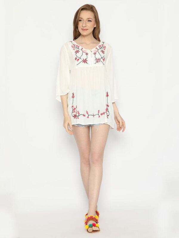 Rosamund Top Off White By Coast Couture Bali