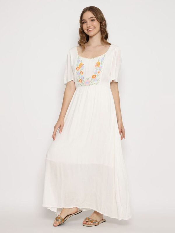 Marie Long Dress Off White By Coast Couture Bali