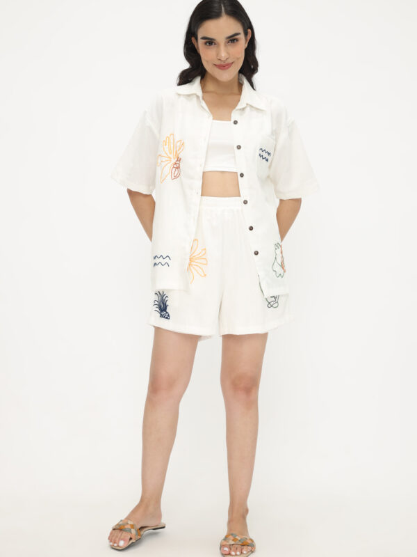 Truntum Shirt Off White By Coast Couture Bali