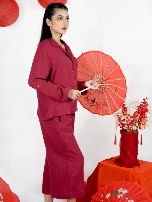 Xin Top Maroon by Coast Couture Bali