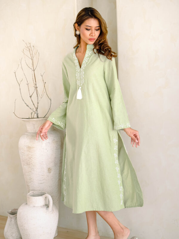 Alzajair Kaftan Sage Ramadhan Edition By Coast Couture Bali