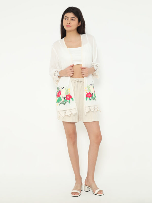 Jalak Kimono Off White Beachwear By Coast Couture Bali