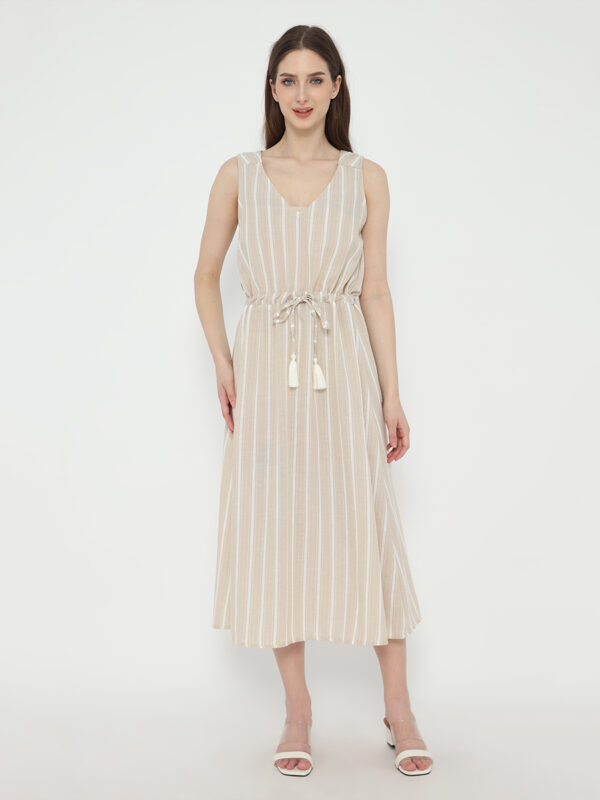 Raga Dress - Line Beige by Coast Couture Bali