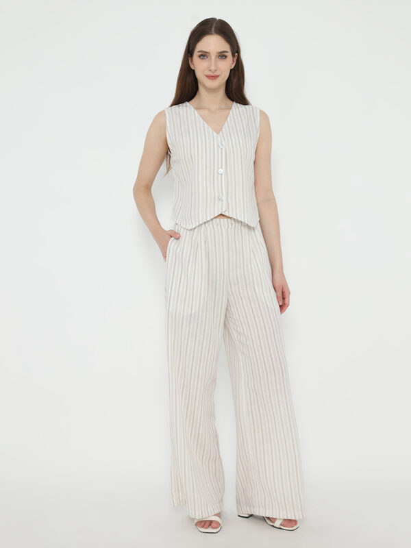 Sekala Pant - Line Beige by Coast Couture Bali