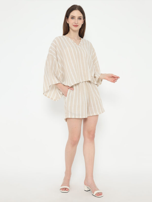 Matreya Top - Line Beige by Coast Couture Bali